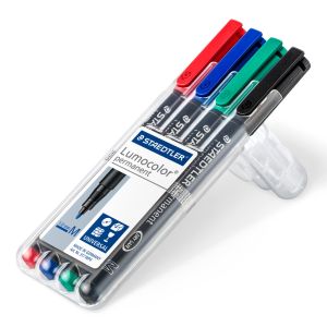 Комплект маркери Staedtler Lumocolor 317 OHP M, 4 цвята