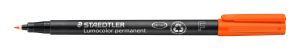 Маркер Staedtler Lumocolor 318 OHP F, оранжев