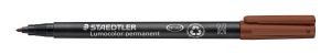 Маркер Staedtler Lumocolor 317 OHP М, кафяв
