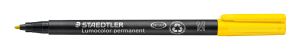 Маркер Staedtler Lumocolor 317 OHP М, жълт