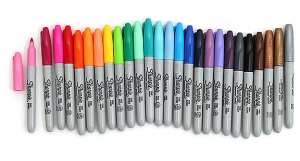 Комплект перманентни маркери Sharpie Wolf, 26 броя