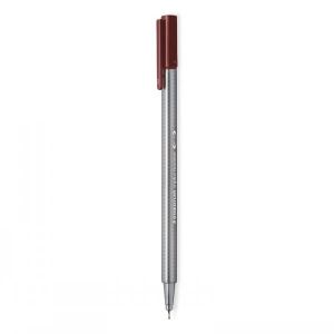 Тънкописец Staedtler Triplus 334, шоколад 75