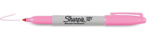Перманентен маркер Sharpie, F, розов