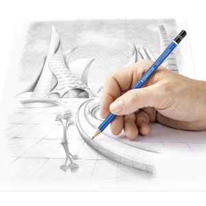 Комплект моливи Staedtler Mars Lumograph, 6 броя soft
