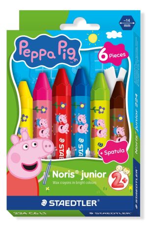 Пастели Staedtler NJ Peppa Pig 224, 6 цвята