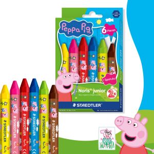 Пастели Staedtler NJ Peppa Pig 224, 6 цвята