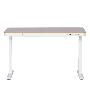 Ергономично регулируемо бюро Carmen CR-118 E - 140 см - бук-бял