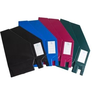 Поставка вертикална Bluering PVC 9см А4+ кожена