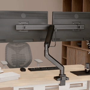 Стойка за два монитора Carmen CR-102 BA - черен
