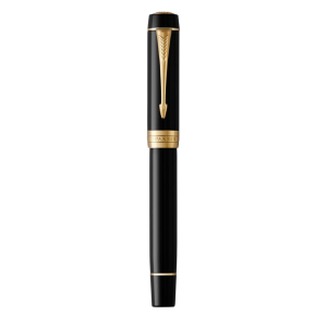 Писалка Centennial Parker Royal Duofold Black GT, M