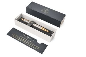 Химикалка Parker Royal IM Prem Warm Silver GT, с кутия