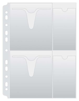 Джоб Donau за CD/DVD, 160микрона за 4 диска, кристален