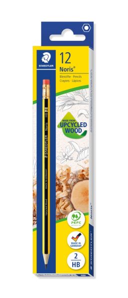 Молив Staedtler Noris 122, HB с гума