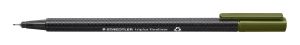 Тънкописец Staedtler Triplus 334, маслин. зелен 57