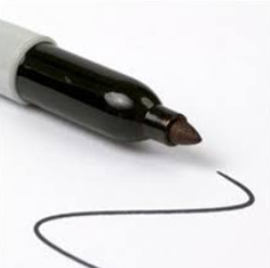 Перманентен маркер Sharpie, F, черен