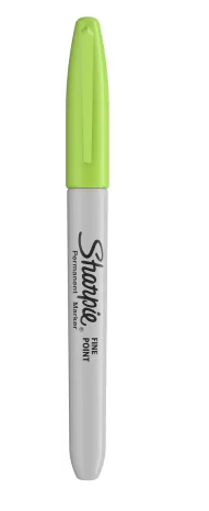 Перманентен маркер Sharpie, F, свзелен