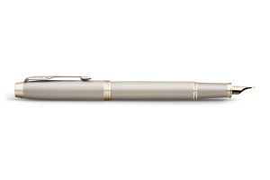 Писалка Parker IM Prof Monochrome Champagne, с кут