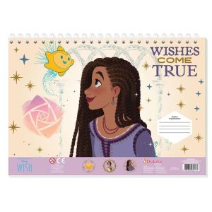 Скицник Diakakis Wish, спирала, 40л