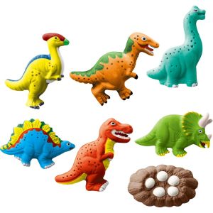 Комплект за моделиране на 3D магнитни фигурки, динозаври
