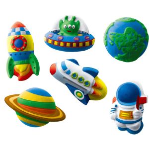 Комплект за моделиране на 3D магнитни фигурки, космос