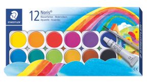 Акварелни боички Staedtler Noris 888, 12 цвята в кутия