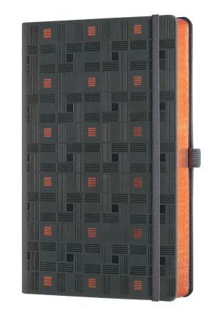 Бележник Castelli C&G, 13x21cm, лин,Weaving Copper