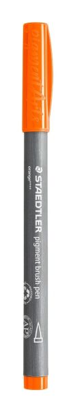 Флумастер Staedtler Pigment Brush 371, оранжев 4