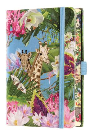 Бележник Castelli Eden, 9x14cm, линиран, giraffe