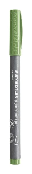 Флумастер Staedtler Pigment Brush 371,масл.зелен57