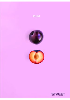 Тетрадка Street, А4, бели листа, 54л, Fruit