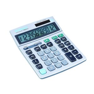 Настолен калкулатор Donau Tech, 12 разряда, сребрист