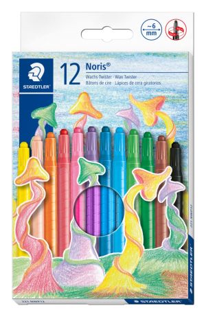 Пастели Staedtler Noris Twister 221, 12 цвята