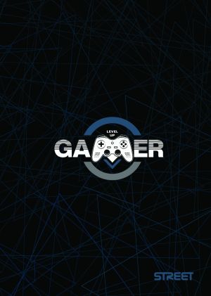 Тетрадка с телчета А5, 60 листа, широки редове, БГ, Gaming