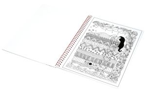 Книжка за оцветяване Adult, А4, 40 стр., Coloring