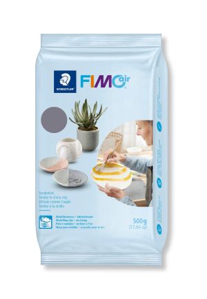 Глина Staedtler Fimo Air basic 8100, 500g, сив