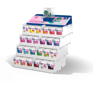 Дисплей глина Staedtler Fimo Soft, 288 броя x 57g