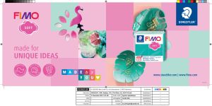 Дисплей глина Staedtler Fimo Soft, 288 броя x 57g