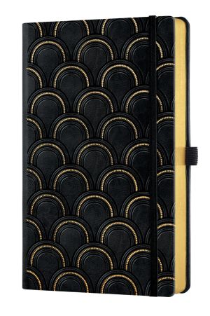 Бележник Castelli C&G, 9x14cm, б.л, Art Deco Gold