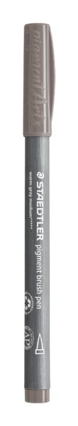 Флумастер Staedtler Pigment Brush 371, сив 84