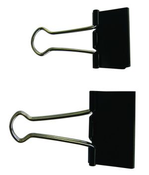 Щипка за пари Office Products, мини, 25mm, черна