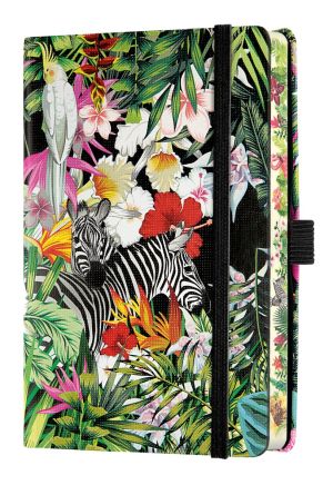 Бележник Castelli Eden, 9x14cm, линиран, Zebras