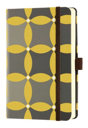Бележник Castelli Oro, 13x21cm, бели л., Circles