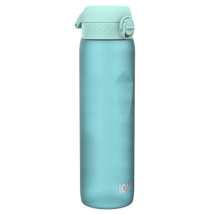 Бутилка за вода Ion8 Mot., рециклирана пластмаса,1000ml, Sonic blue