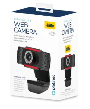 Web камера Platinet 480p, с микрофон