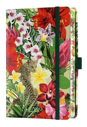 Бележник Castelli Eden, 9x14cm, линиран, Leopard