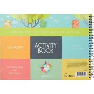 Книжка за оцветяване Creative Activity book, 96 стр