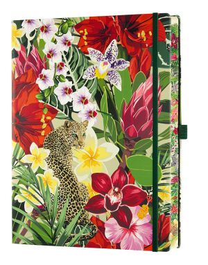 Бележник Castelli Eden, 13x21cm, лин, Leopard