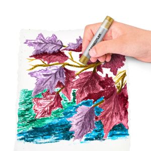 Маслени пастели Staedtler DJ, 6 цвята, металикови
