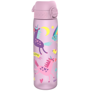 Бутилка за вода Ion8 Print, Recyclon, 500ml, еднорози