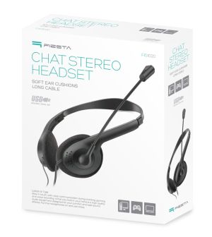 Стерео слушалки Freestyle с микрофон FIS1020,черни